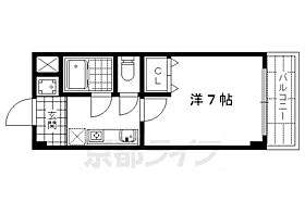 サンハイツ大新 307 ｜ 京都府京都市北区大北山原谷乾町（賃貸マンション1K・3階・20.50㎡） その2