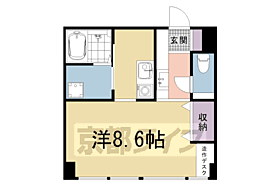 京都府京都市左京区下鴨西林町（賃貸マンション1K・3階・29.70㎡） その2