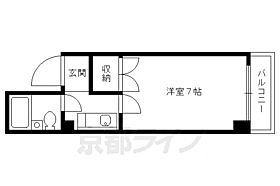 マンションクロード 307 ｜ 京都府京都市上京区下立売通浄福寺東入田中町（賃貸マンション1K・3階・17.95㎡） その2