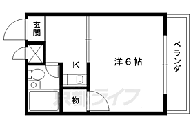 京都府京都市左京区一乗寺北大丸町（賃貸マンション1K・3階・17.78㎡） その2