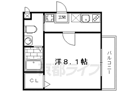 京都府京都市左京区修学院大林町（賃貸マンション1K・2階・24.77㎡） その2