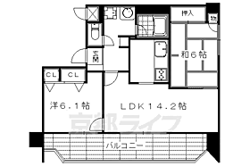 京都府京都市中京区姉小路通堺町東入大阪材木町（賃貸マンション2LDK・3階・60.94㎡） その2