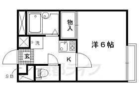 レオパレス西陣 105 ｜ 京都府京都市上京区下長者町通千本西入下る六番町（賃貸アパート1K・1階・19.87㎡） その2