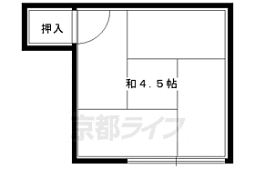 京都府京都市左京区松ケ崎小竹薮町（賃貸アパート1R・2階・10.00㎡） その2