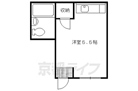 うきたセラーズハウス 403 ｜ 京都府京都市上京区下立売通大宮西入浮田町（賃貸アパート1R・4階・16.00㎡） その2