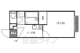 京都府京都市左京区高野清水町（賃貸アパート1K・2階・19.87㎡） その2