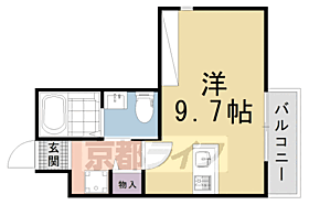 仮）フラッティ堀川北山Ａ 406 ｜ 京都府京都市北区紫竹下芝本町（賃貸マンション1R・4階・24.17㎡） その2