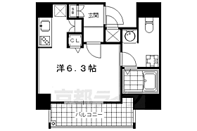 京都府京都市中京区油小路通六角上る三条油小路町（賃貸マンション1K・7階・22.55㎡） その2