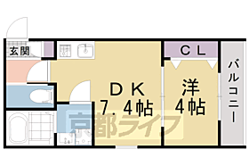 京都府京都市左京区浄土寺西田町（賃貸マンション1DK・2階・27.38㎡） その2