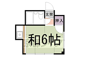 京都府京都市左京区静市市原町（賃貸マンション1R・2階・16.00㎡） その2