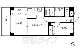 Ｕｒｅｓｉｄｅｎｃｅ二条城 803 ｜ 京都府京都市上京区丸太町通千本東入ル中務町（賃貸マンション2LDK・8階・50.04㎡） その2