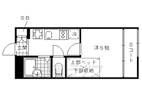 京都府京都市中京区西ノ京永本町（賃貸アパート1K・2階・19.87㎡） その2