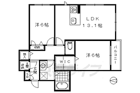 京都府京都市左京区岩倉西宮田町（賃貸アパート2LDK・2階・62.24㎡） その2