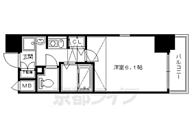 京都府京都市中京区御池通室町東入龍池町（賃貸マンション1K・9階・18.94㎡） その2