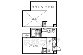 ロフティ大北小路 210 ｜ 京都府京都市上京区大北小路東町（賃貸マンション1K・2階・26.00㎡） その2