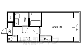 京都府京都市左京区下鴨下川原町（賃貸マンション1K・3階・25.50㎡） その2