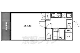 京都府京都市左京区一乗寺宮ノ東町（賃貸マンション1K・4階・24.00㎡） その2