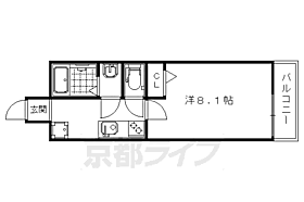 京都府京都市中京区西ノ京西中合町（賃貸マンション1K・5階・23.08㎡） その1