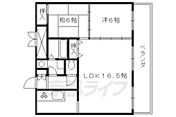 ＡＦＩＣＩＯＮ堀川 11階2LDKの間取り