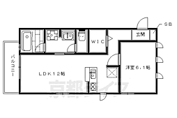 叡山電鉄叡山本線 一乗寺駅 徒歩5分の賃貸アパート 1階1LDKの間取り