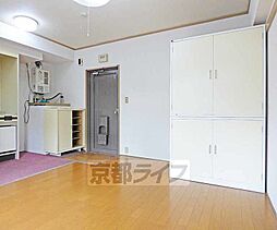 京福電気鉄道北野線 北野白梅町駅 徒歩9分の賃貸マンション 3階ワンルームのリビング/ダイニング