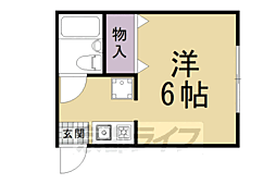 マコー北山 1階1Kの間取り