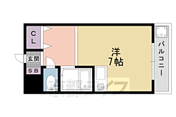 ハイツ大宮 ワンルームの間取図画像