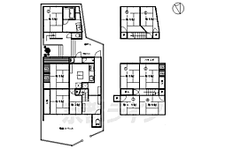 叡山電鉄叡山本線 元田中駅 徒歩20分の賃貸アパート 2階ワンルームの間取り