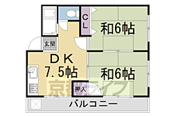 間取図画像 2DK