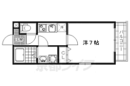 ａ＆ｍ　ｃｏｕｒｔ　　Ｋａｍｉｇａｍｏ 1階1Kの間取り