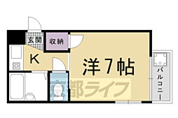 アトレ堺町 1Kの間取図画像