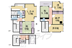 深草大亀谷万帖敷町貸家