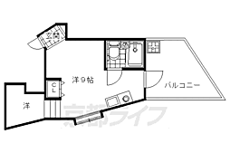 ソームビル ワンルームの間取図画像