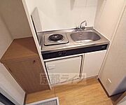 シンプルなキッチンです。