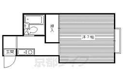 ステーションマンション(株)イワイ 1Kの間取図画像
