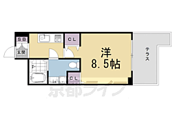 京都地下鉄東西線 二条城前駅 徒歩7分 1階/-
