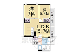 Ｌａ　Ｊｏｌｌａ城陽 2階/202