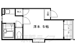 メゾン・ド・ラディ 1Kの間取図画像