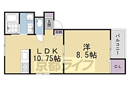 san・flourish 1LDKの間取図画像
