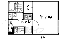 レオパレスKS蔭山 1階/101