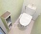 トイレ：ウォシュレット付きで快適に使えるトイレです