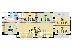 アムールさの 5LDKの間取図画像