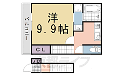 エステイトE桂川B棟 1階/205