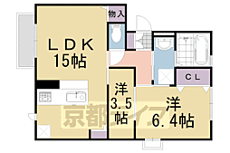 ルナパレス友岡 2階/201