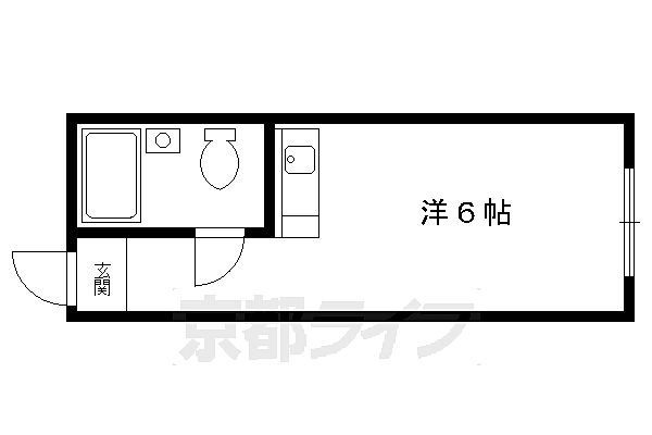 ファーストコート紫野 305｜京都府京都市北区紫野上野町(賃貸マンション1K・3階・16.00㎡)の写真 その2