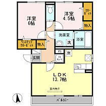 スウィート松本  ｜ 大阪府羽曳野市古市（賃貸アパート2LDK・2階・61.35㎡） その2