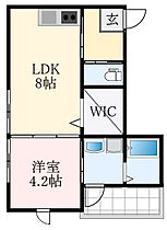 アベニュー沢田  ｜ 大阪府藤井寺市沢田3丁目（賃貸アパート1LDK・2階・30.64㎡） その2