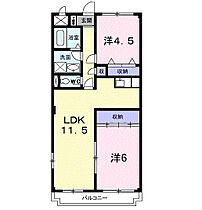 大阪府藤井寺市大井2丁目（賃貸マンション2LDK・1階・60.90㎡） その2