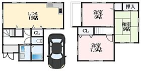 大阪府藤井寺市沢田1丁目（賃貸一戸建3LDK・--・75.33㎡） その2