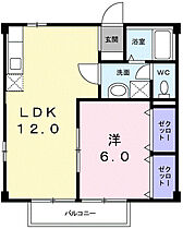 大阪府羽曳野市碓井1丁目（賃貸マンション1LDK・2階・40.57㎡） その2